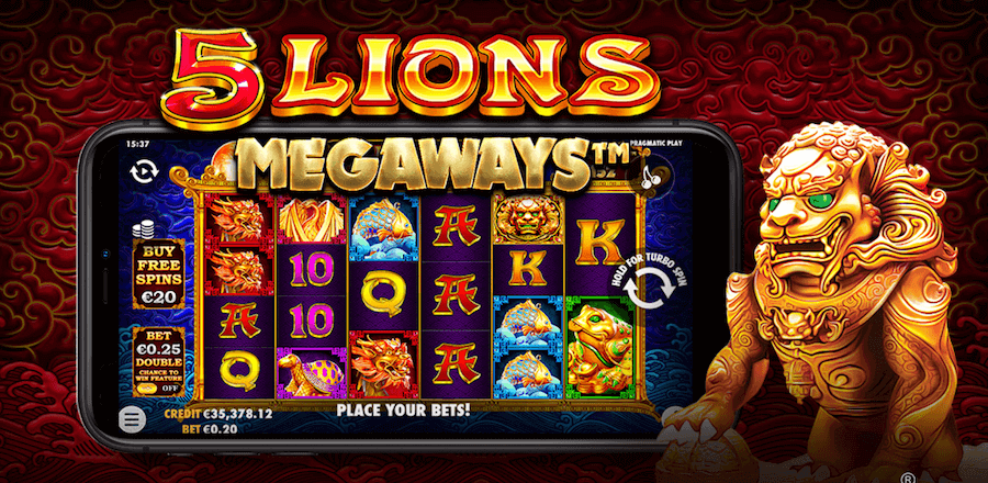 5 Lions Megaways celular