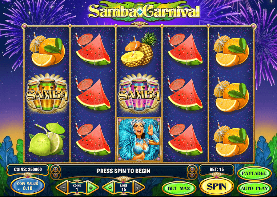 Samba Carnival slot Play'n GO