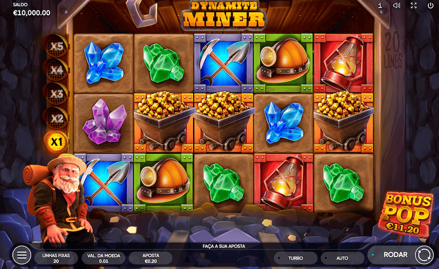 Dynamite Miner slot Endorphina