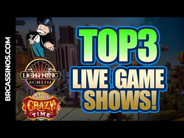 3 melhores GAME SHOWS ao vivo